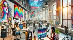 Musical Art Inspiration for Work Encouragement