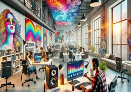 Musical Art Inspiration for Work Encouragement