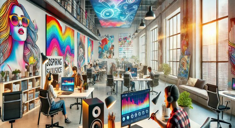 Musical Art Inspiration for Work Encouragement