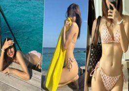Portrait of BLACKPINK Lisa showing off Body Goals wearing a Bikini