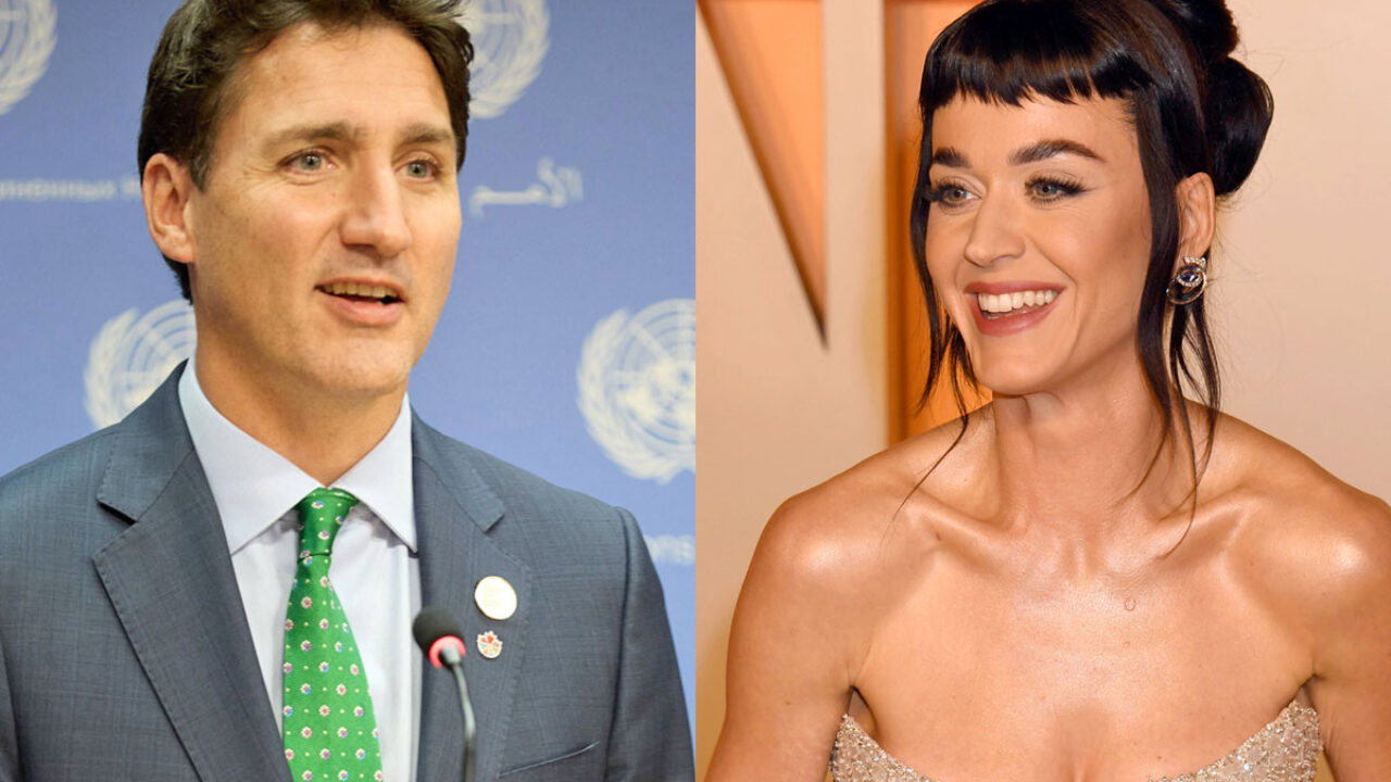 Justin Trudeau and Katy Perry